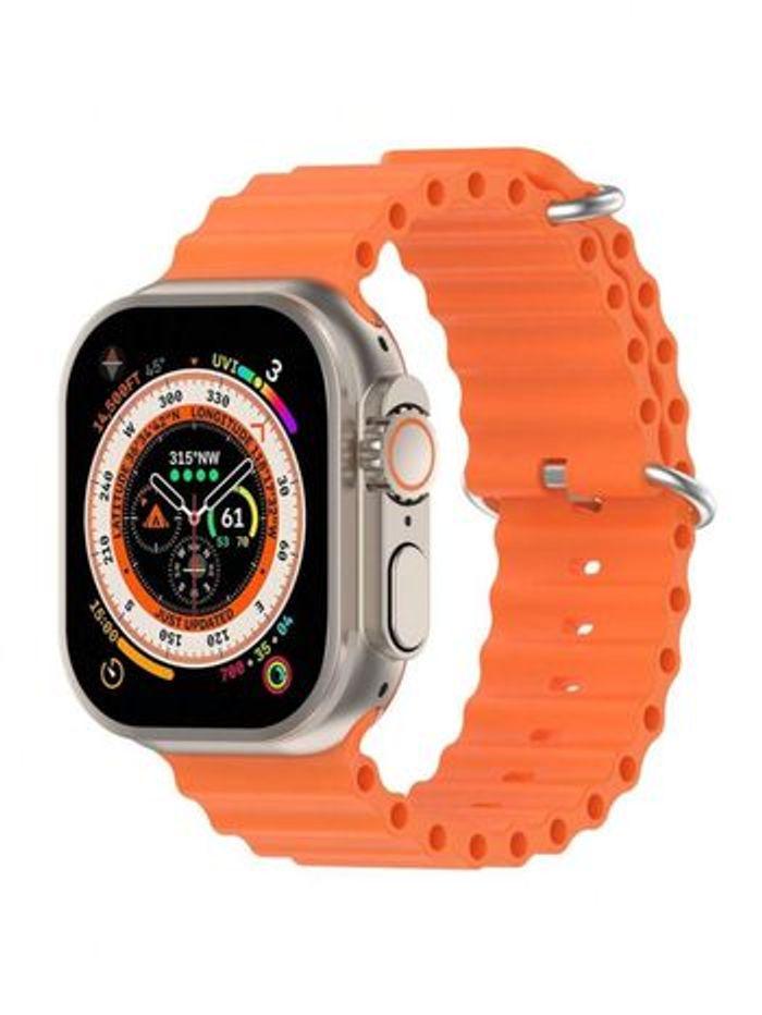 Apple Watch Ultra (GPS + Cellular, 49mm) Boîtier en Titane avec Boucle Alpine Orange - photo numéro 1