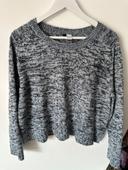 Pull bleu gris