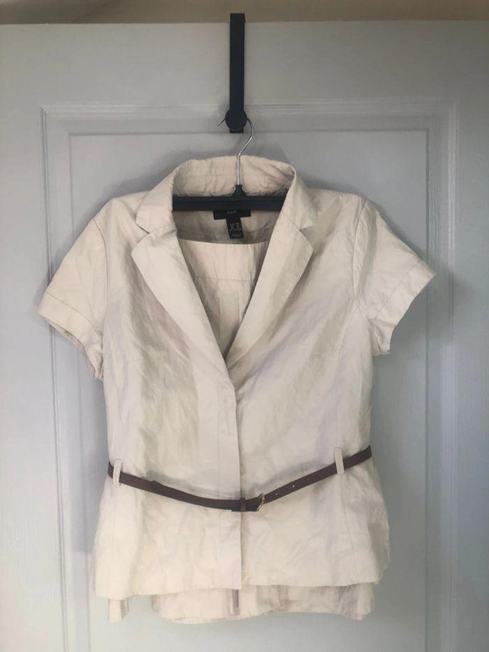 Ensemble tailleur taille 38 40 beige H&M - photo numéro 1