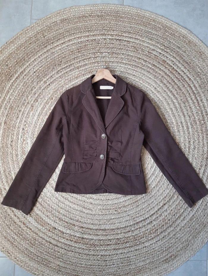 Veste blazer marron Cache Cache T36 - photo numéro 1