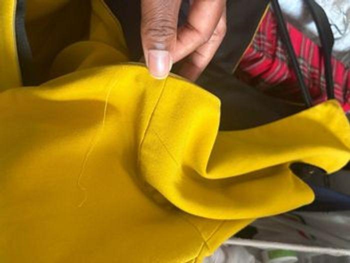 ZARA robe jaune moutarde - photo numéro 4