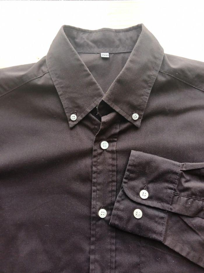 Chemise  marron / camisa marron - photo numéro 3