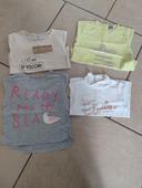 Lot tee shirt manches longues 2 ans