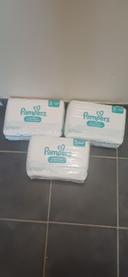 lot de 3 paquets taille 3 (6-10 kilos) pampers premium protection neuf