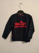 sweat noir okaidi 2 ans garcon