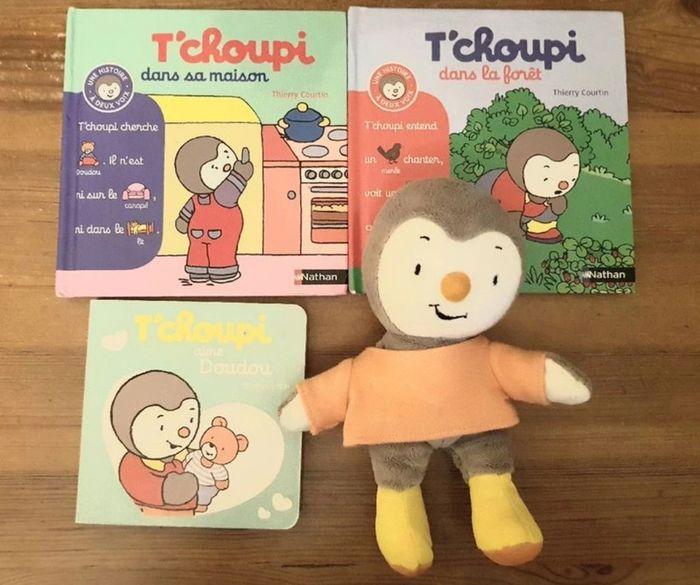 Lot de trois T'choupi et le doudou T'choupi - photo numéro 1