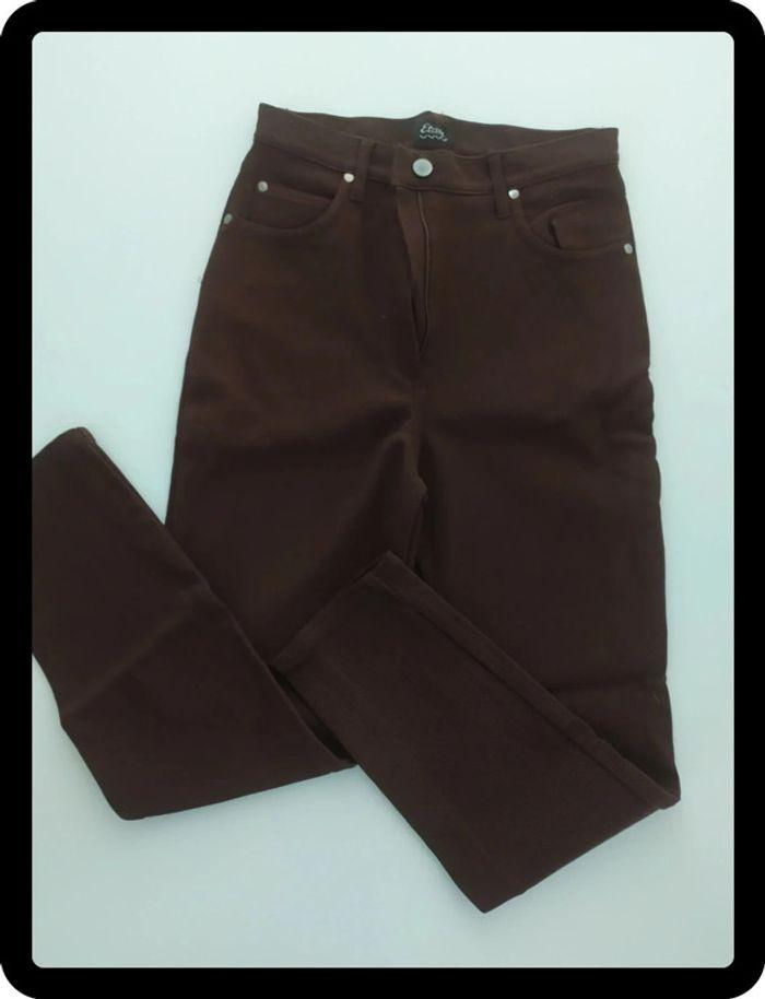 Pantalon marron Etam - photo numéro 1