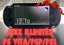 PS vita 1000 oled 3G+/WIFI version Henkaku ( craquée ) + jeux illimités + carte mémoire 8 gigas