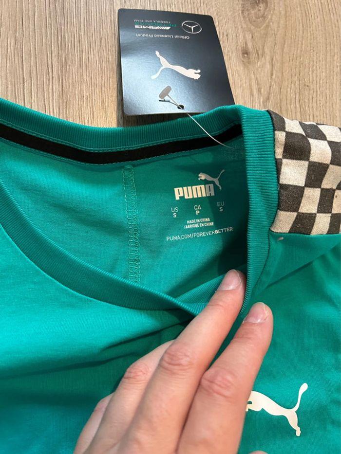 Tee shirt Puma Mercedes Formule 1 neuf S - photo numéro 4