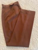 Pantalon droit camel