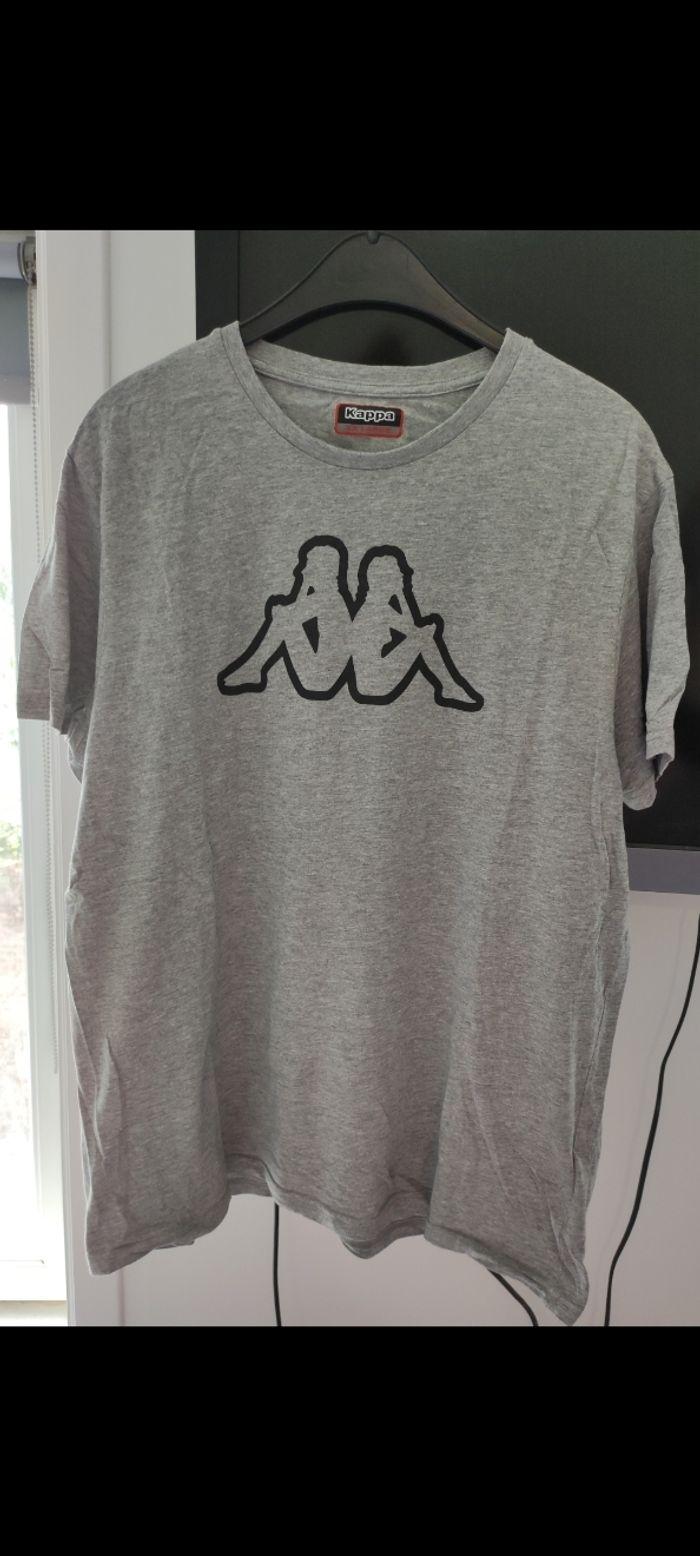 T-shirt gris imprimé Taille xxl Kappa - photo numéro 1