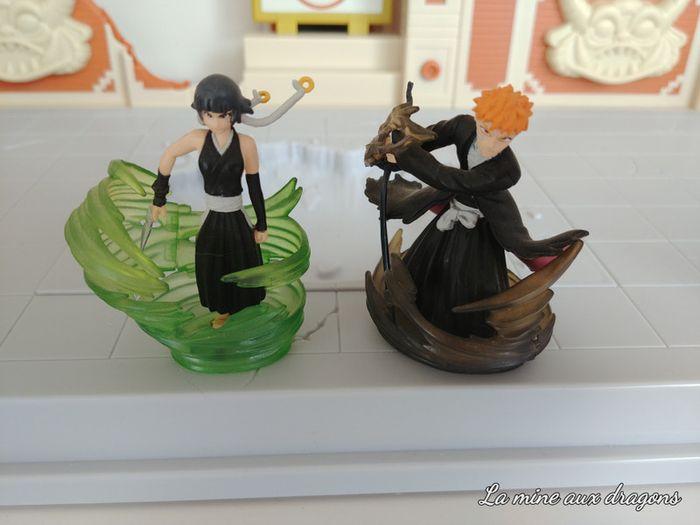 Lot figurine Bleach Real Collection - Ichigo Soi Fon sui-feng figure set