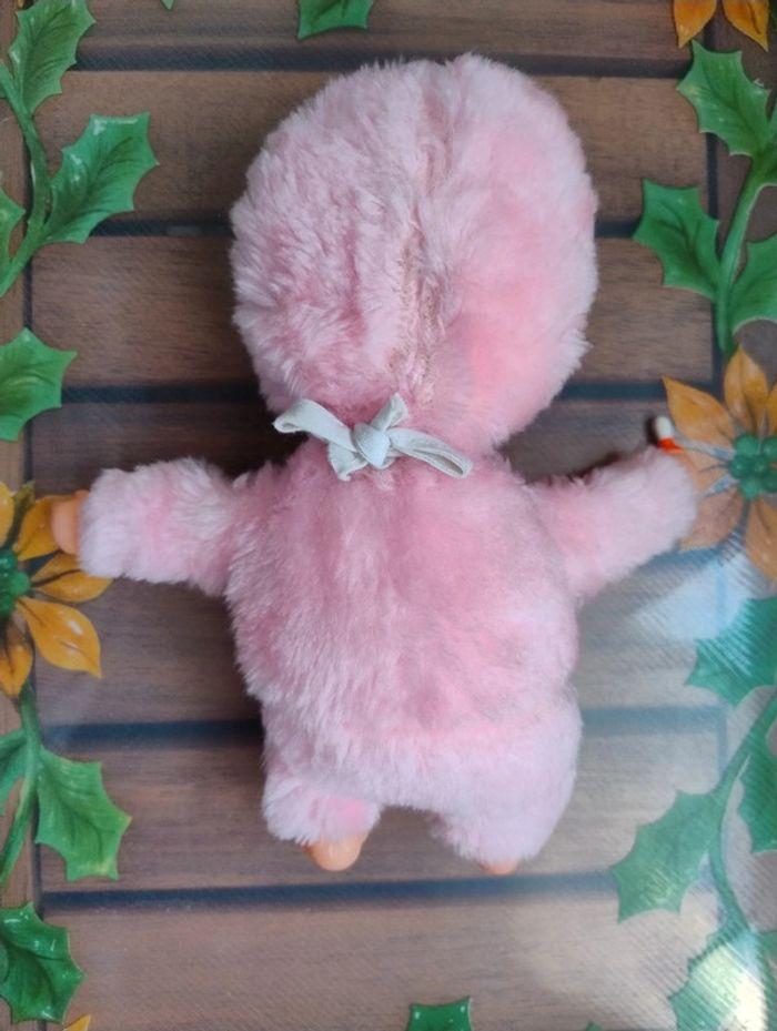 Peluche monchhichi rose - photo numéro 2