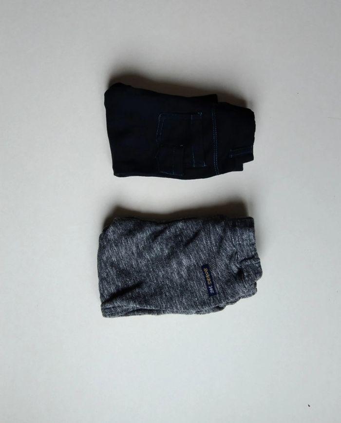 lot de 2 pantalons ikks & jean bourget 6 mois