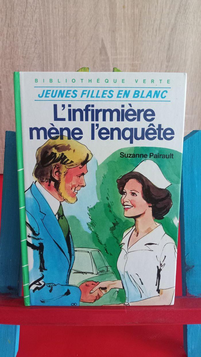 L'Infirmière mène l'enquête, 1985, bibliothèque verte - photo numéro 1