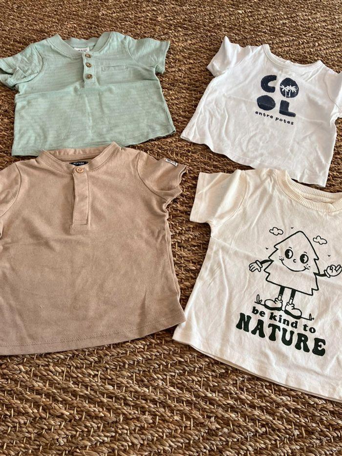 Lot de 4 tee-shirts été 9 mois - photo numéro 9