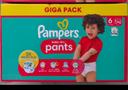 1 paquet de couches Pampers taille 6