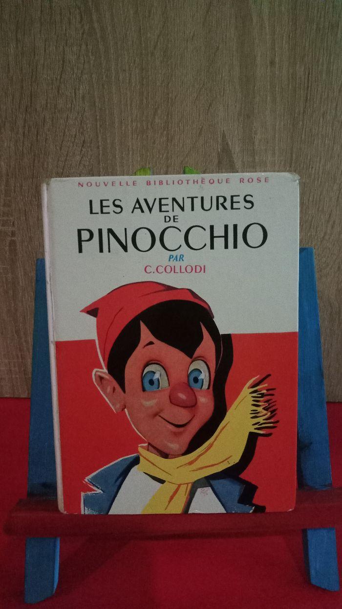 Les aventures de Pinocchio, 1964, n° 63, bibliothèque rose - photo numéro 1