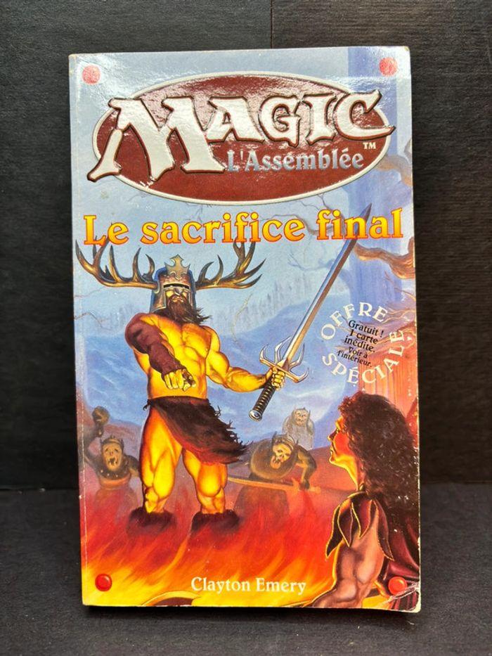 Livre roman fantasy rp donjon Magic MTG le sacrifice final - photo numéro 1