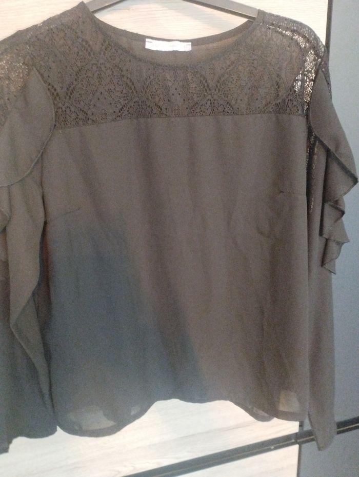 Blouse manches longues taille L fluide . Gémo - photo numéro 2