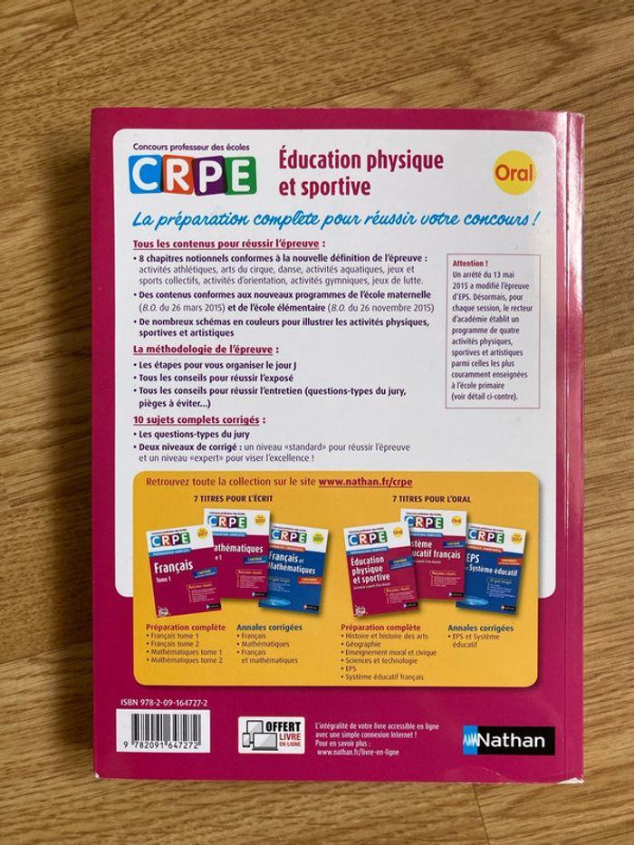 CRPE éducation physique et sportive - photo numéro 2