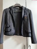 Blazer gris chiné 12 ans