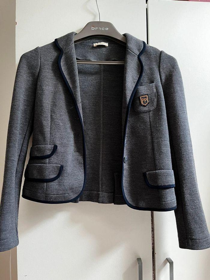 Blazer gris chiné 12 ans - photo numéro 1