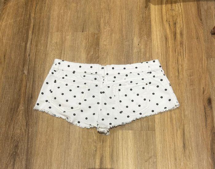 Mini short Primark à pois blanc bleu - photo numéro 2