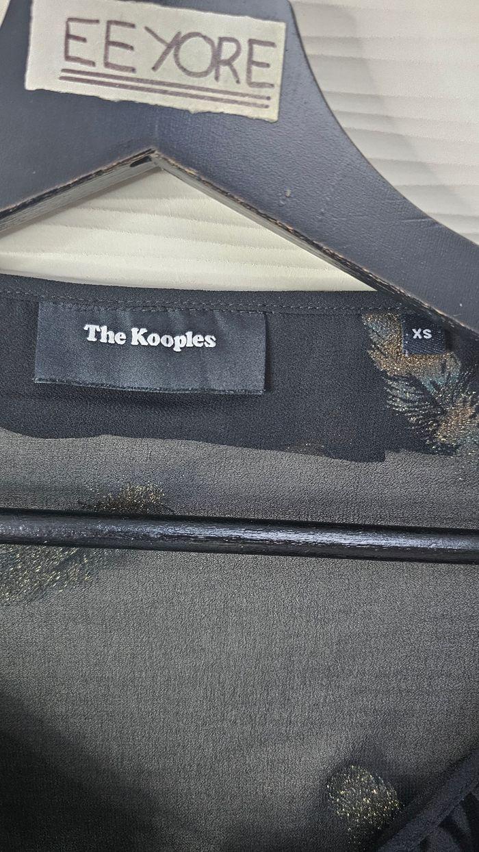 Blouse noire plumes dorées The Kooples - photo numéro 4