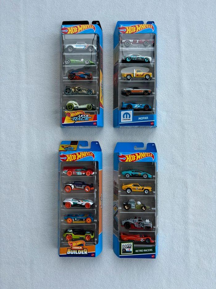 Pack de 5 Hot Wheels Retro Racers - Produit Rare - photo numéro 7