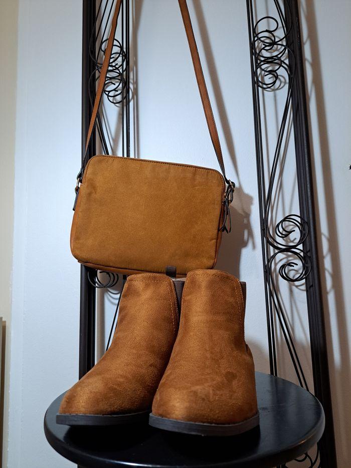 Ensemble sac à main et bottines - photo numéro 3