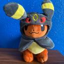 Peluche Pokémon Evoli cosplay Noctali