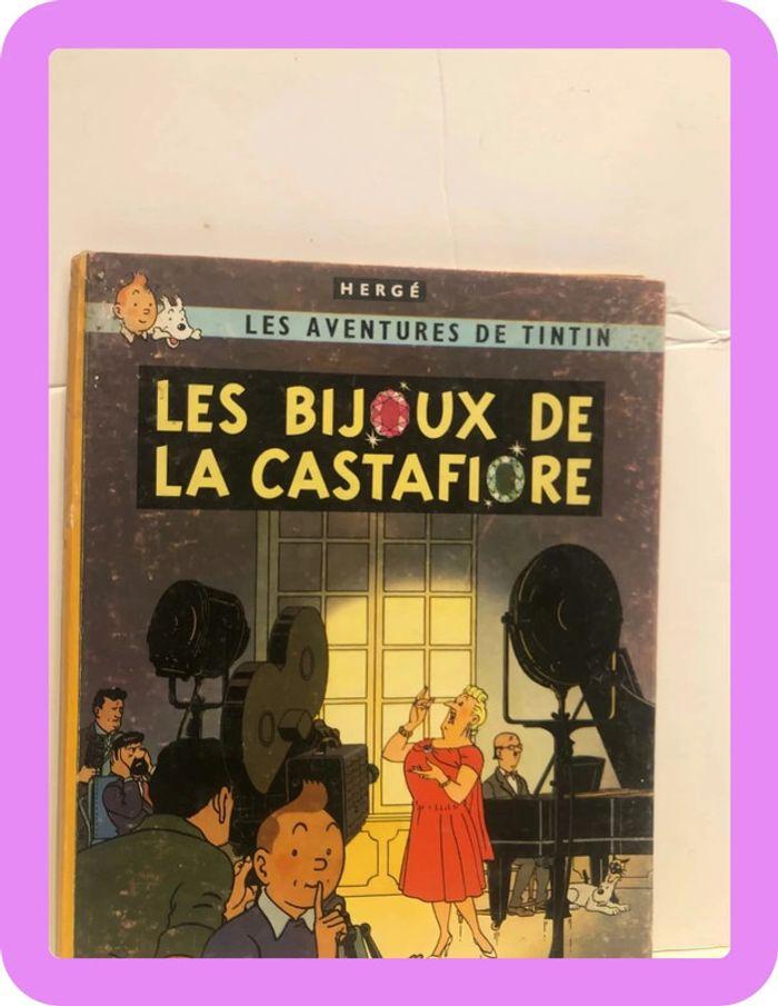 Bd Bande dessinée les aventures de tintin les bijoux de la catastrophe B34 - photo numéro 3