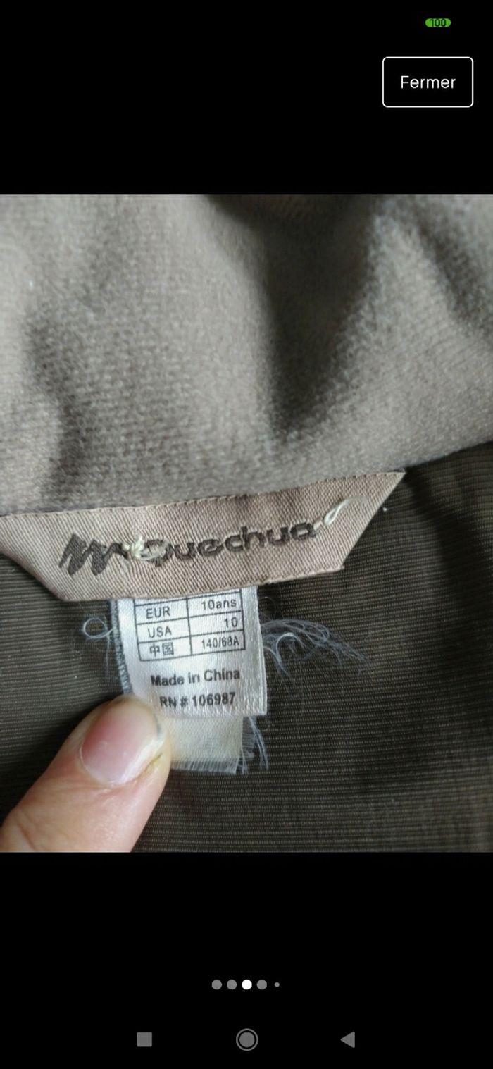 Imperméable Quechua taille 10 ans - photo numéro 2