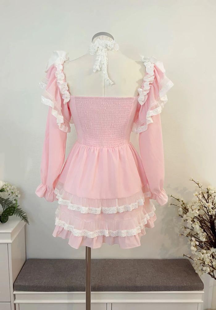 Robe Pink Princesse Barbie Lolita Cosplay Cute Kawaii - photo numéro 6