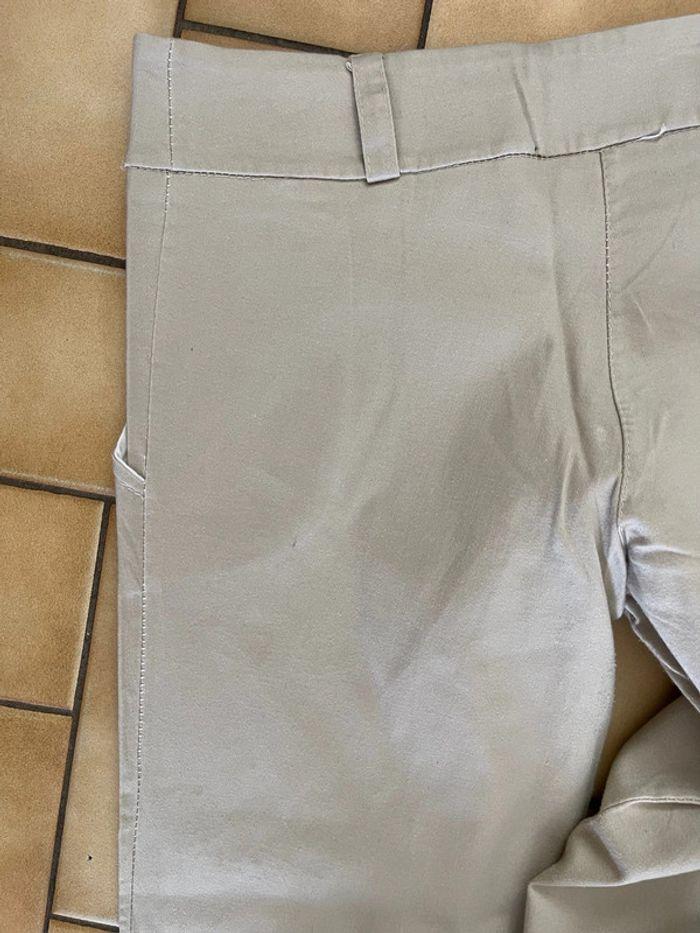 Pantalon beige droit made in France - photo numéro 3