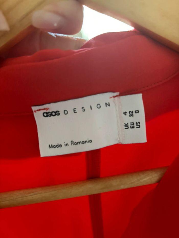 Robe portefeuille rouge asos - photo numéro 3