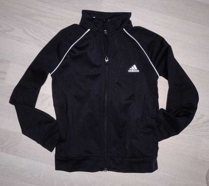 Veste nylon noir Adidas T. 7- 8 ans - photo numéro 1