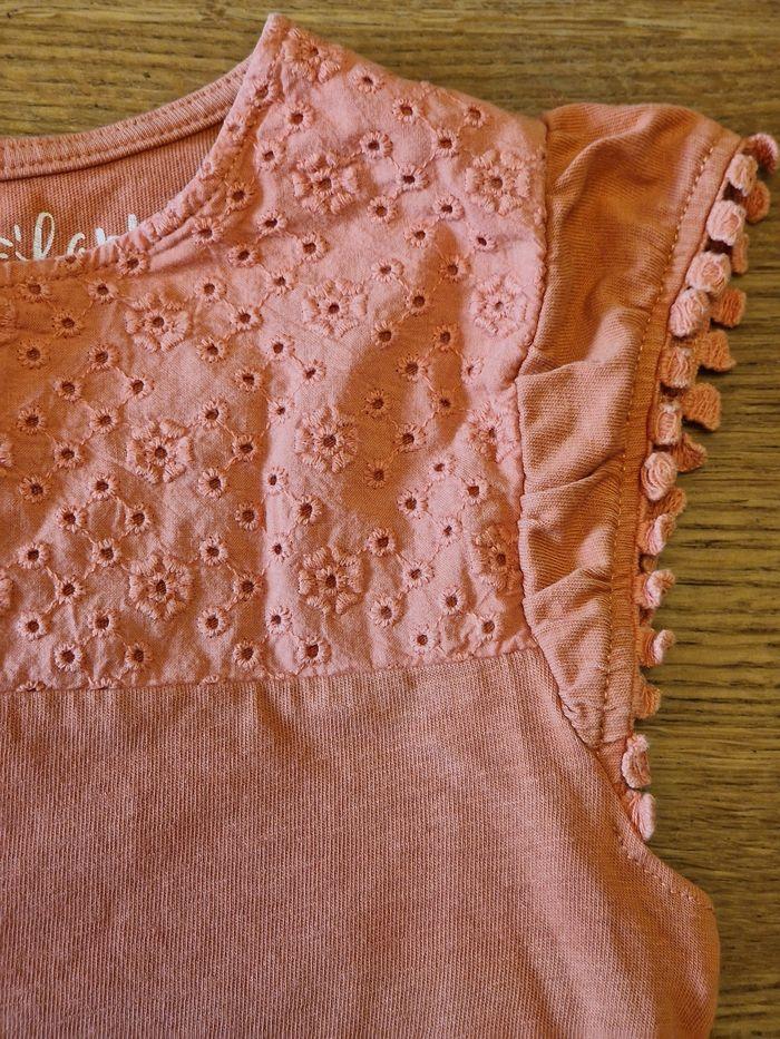 T-shirt fille corail 6 ans - photo numéro 4