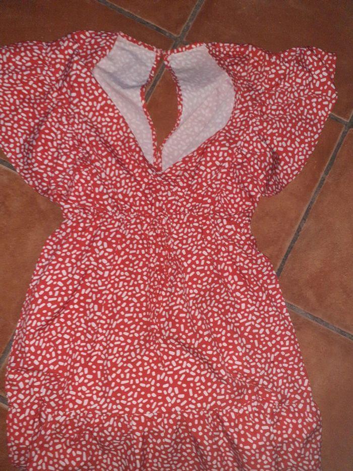 Robe rouge blanche S - photo numéro 3