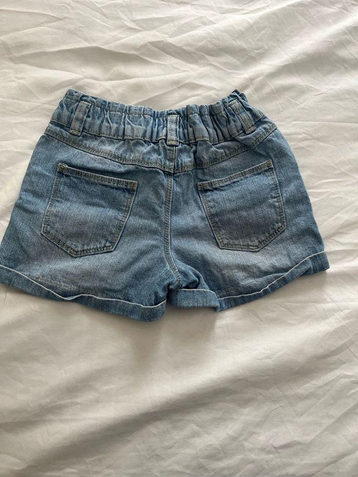 Short en jean 8 ans bleu - photo numéro 2