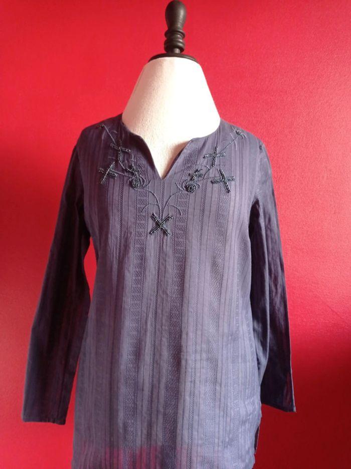 Blouse Bleue Taille 44 - photo numéro 1