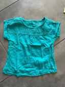 T-shirt manches courtes Turquoise Obaïbi 12 mois