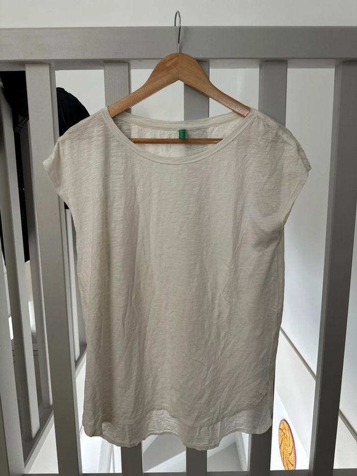 Tee shirt coton Benetton - photo numéro 1