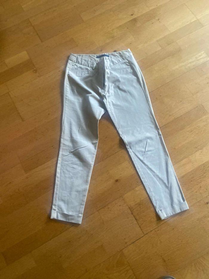 Pantalon beige Zara - photo numéro 1