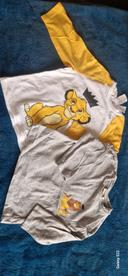 Lot de 2 t-shirts Roi Lion