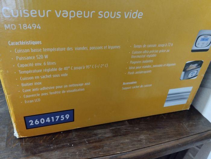 Appareil a cuiseur vapeur - photo numéro 3