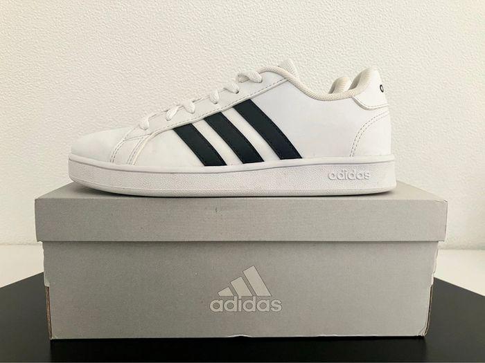 Adidas Grand Court 2.0 White/Black - photo numéro 11