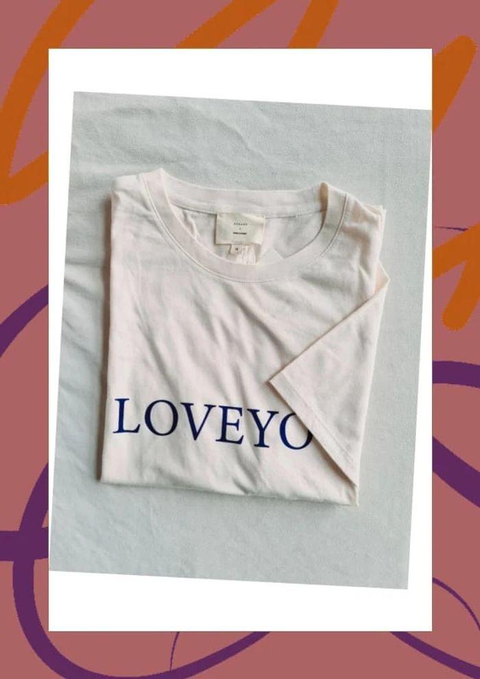 T-shirt love you écru - photo numéro 3