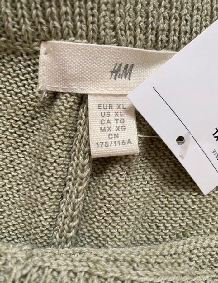 Short neuf en mailles fines vert H&M XL - photo numéro 3